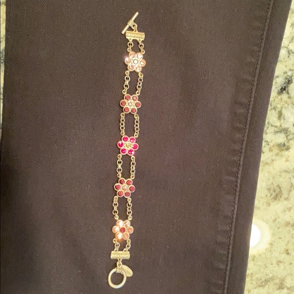 Tommassini floral crystal bracelet. - Picture 1 of 6